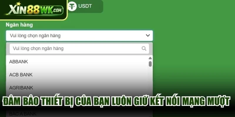 Đảm bảo thiết bị của bạn luôn giữ kết nối mạng mượt khi rút